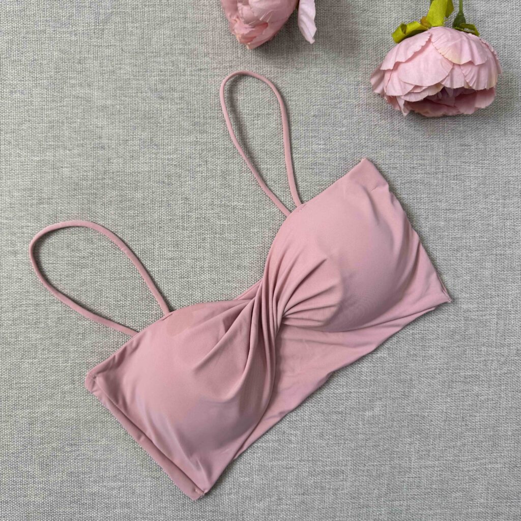 نیمتنه اسپرت گره ای صورتی